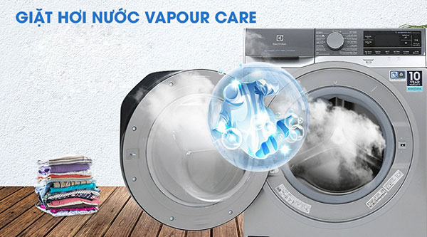 Công nghệ Vapour Care trên máy giặt Electrolux là gì?