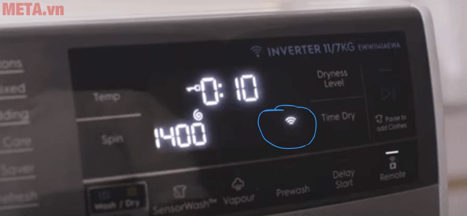Yêu cầu về máy giặt để có thể kết nối điện thoại với máy giặt Electrolux