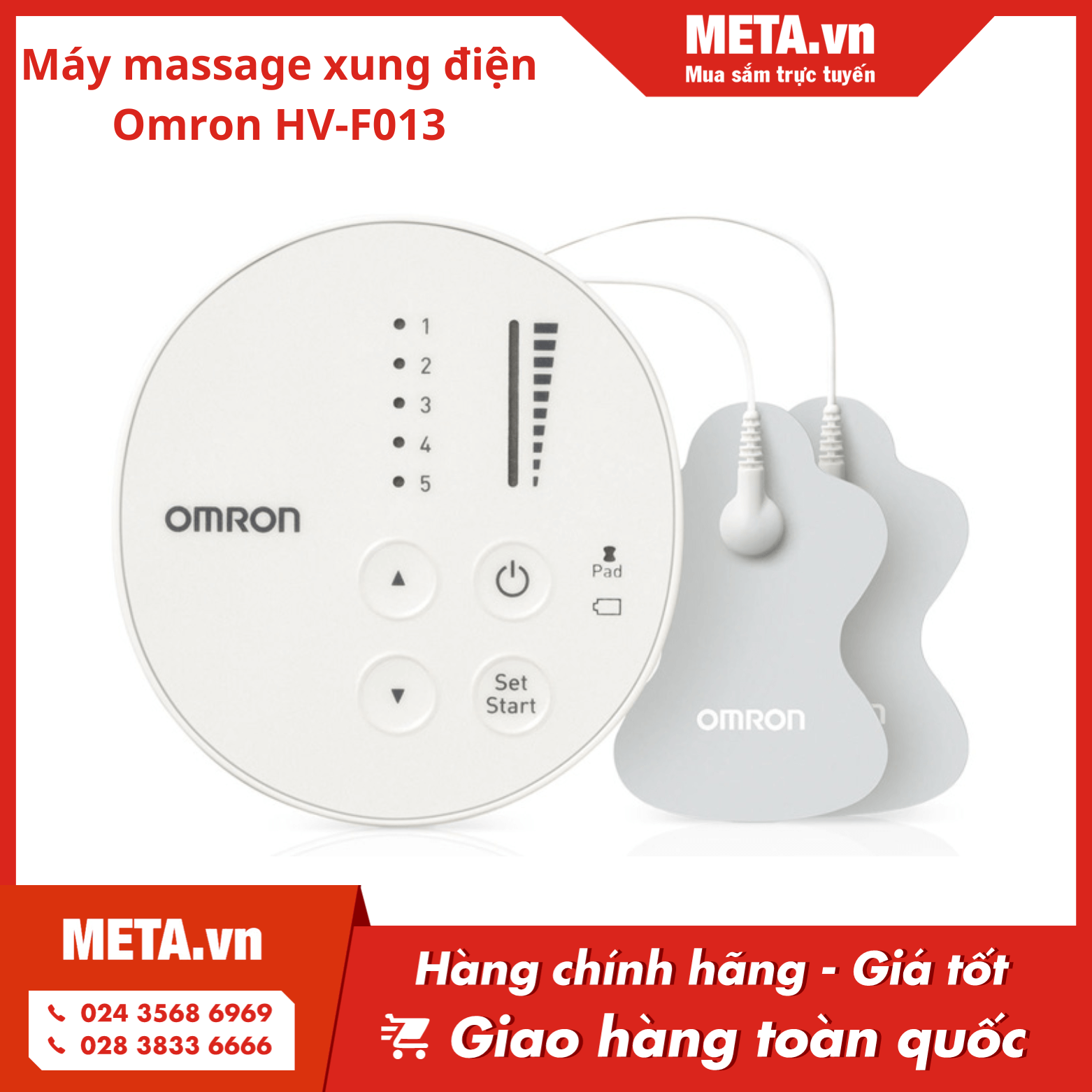 Máy massage xung điện Omron HV-F013