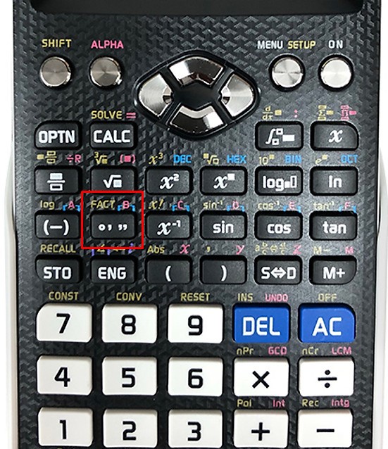 Cách làm ô tô trên máy tính Casio FX 580VNX