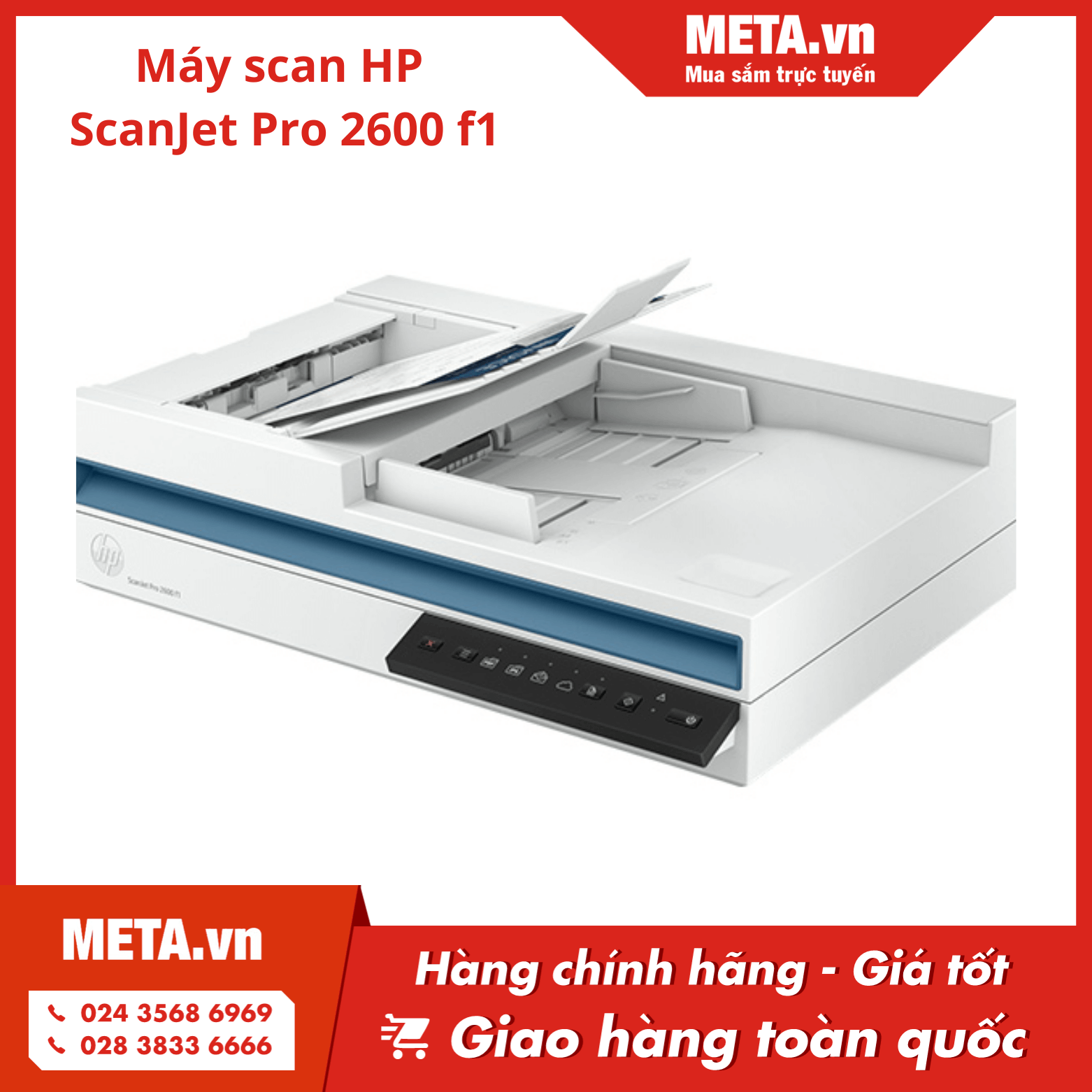 Máy scan HP ScanJet Pro 2600 f1
