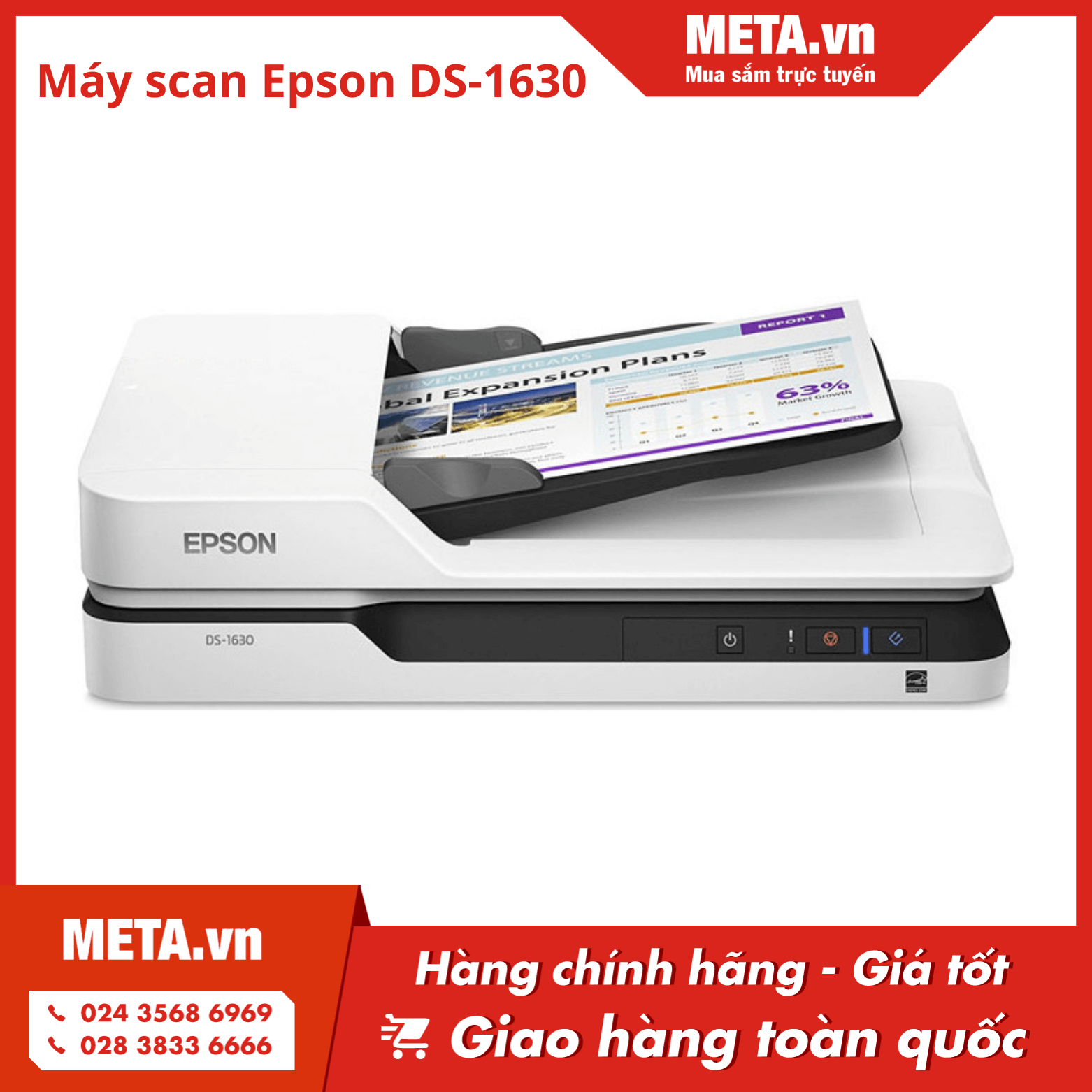 Máy scan tự động nhiều trang Epson DS-1630
