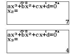 Kết quả nghiệm x2, x3