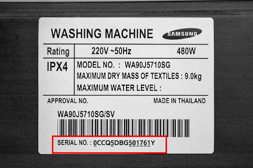 Cách đăng ký bảo hành máy giặt Samsung qua tin nhắn