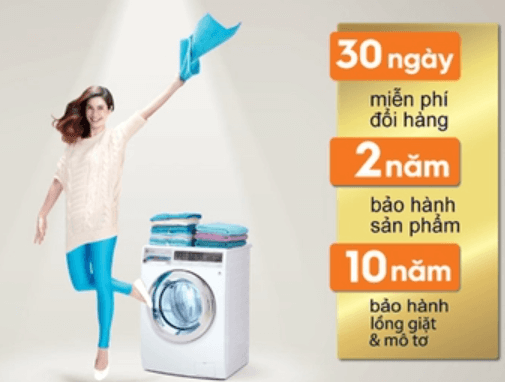 Máy giặt Electrolux bảo hành bao lâu