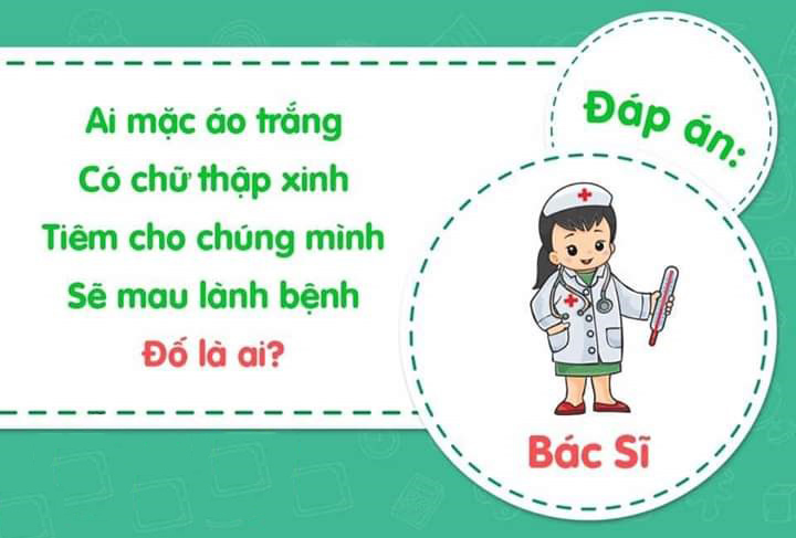 Câu đố về chủ đề nghề nghiệp
