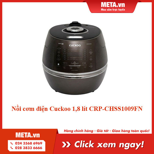Nồi cơm điện Cuckoo 1,8 lít CRP-CHSS1009FN