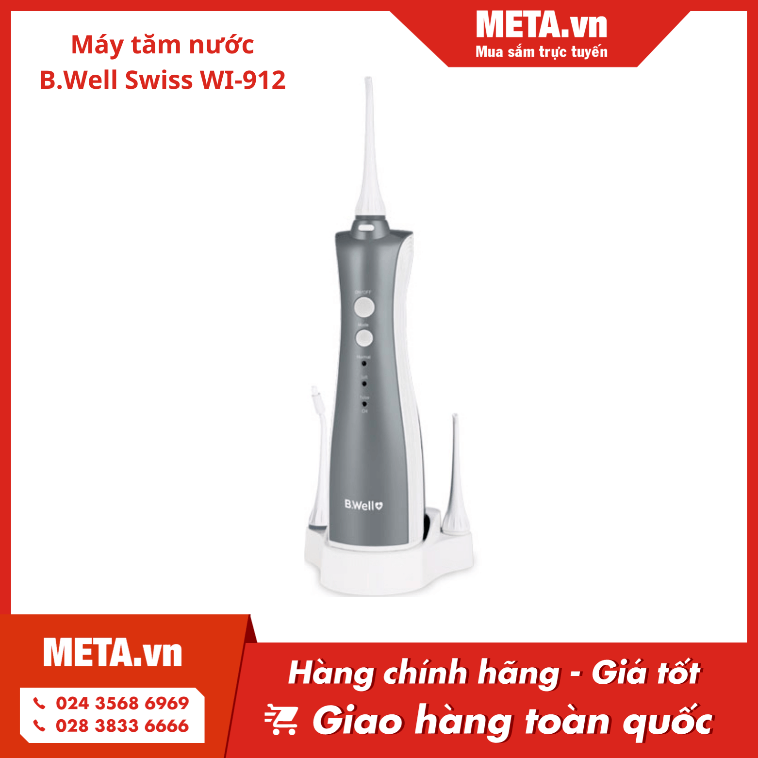 Máy tăm nước B.Well Swiss WI-912