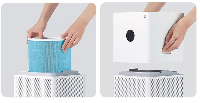 Tìm hiểu các bộ phận của máy lọc không khí Xiaomi 4 Lite