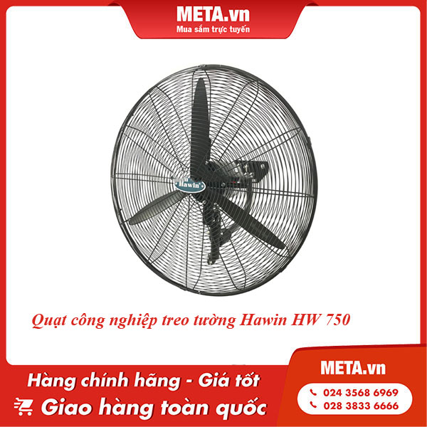 Quạt công nghiệp treo tường Hawin HW 750