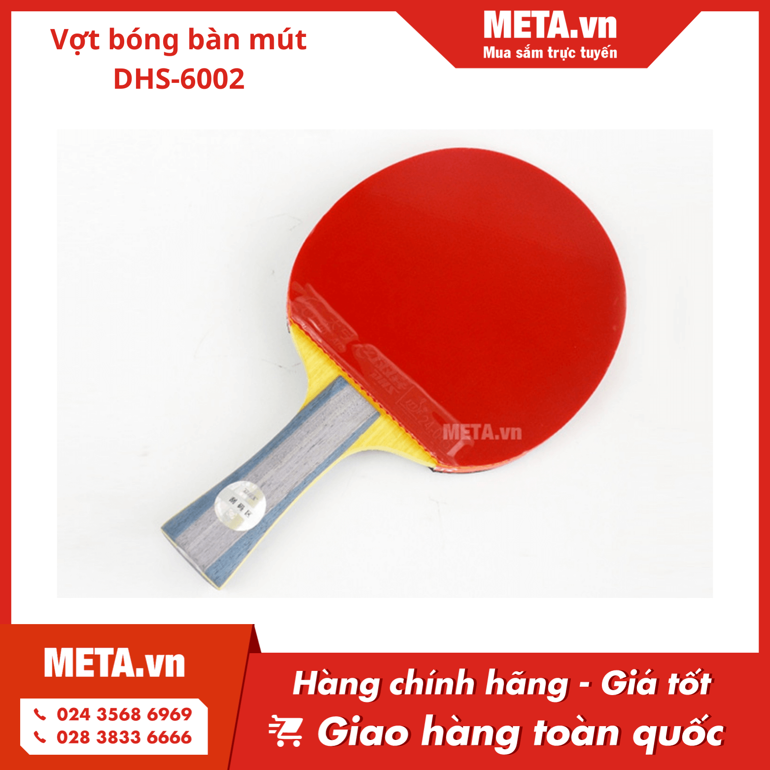 Vợt bóng bàn mút DHS-6002