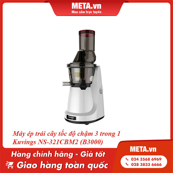Máy ép trái cây tốc độ chậm 3 trong 1 Kuvings NS-321CBM2 (B3000)