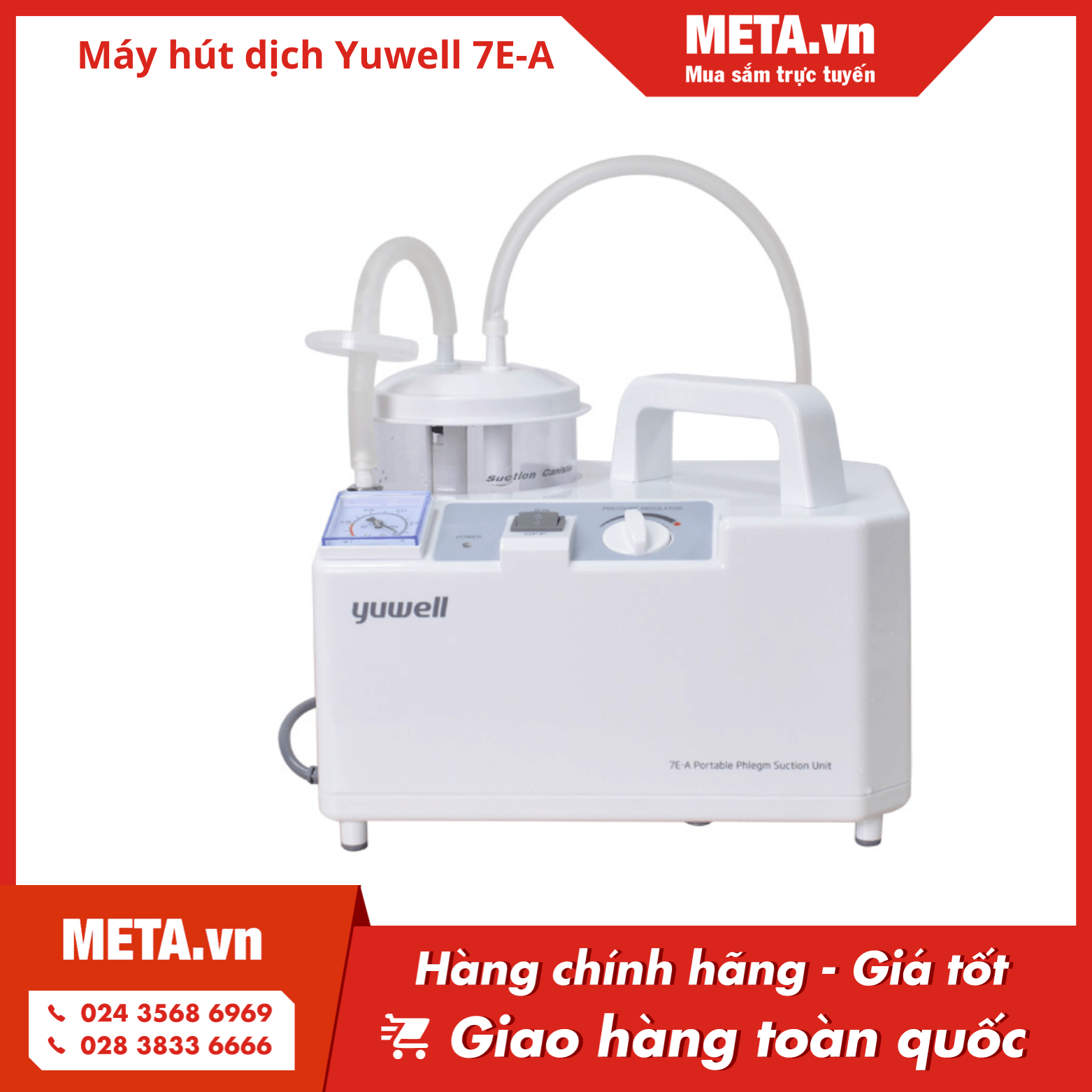 Máy hút dịch Yuwell 7E-A