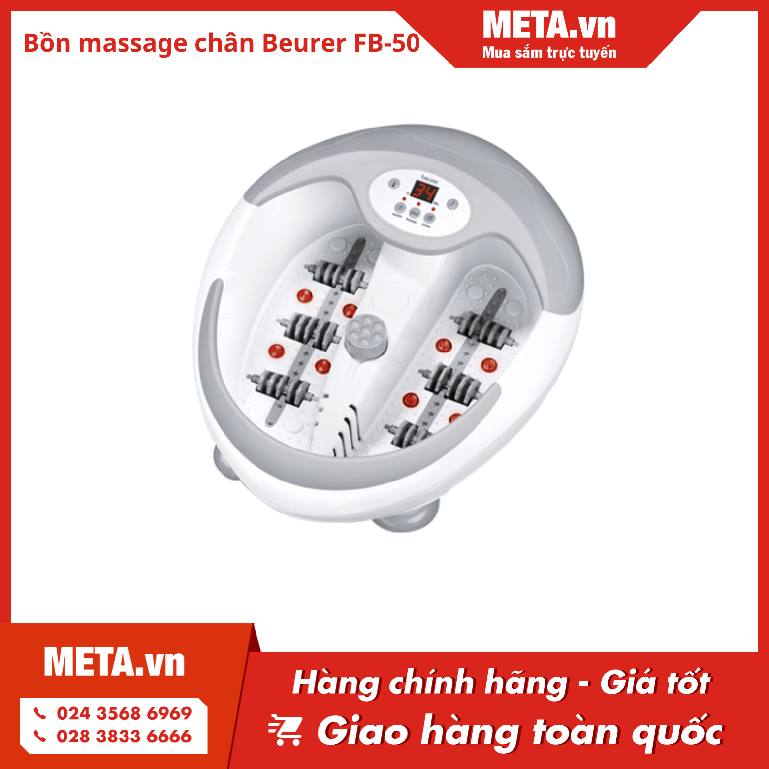 Máy ngâm chân massage Beurer FB-50
