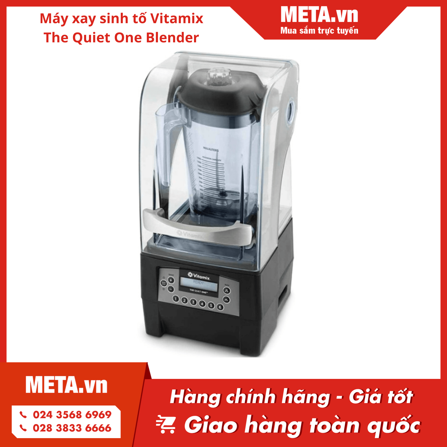 Máy xay sinh tố công nghiệp Vitamix The Quiet One Blender 