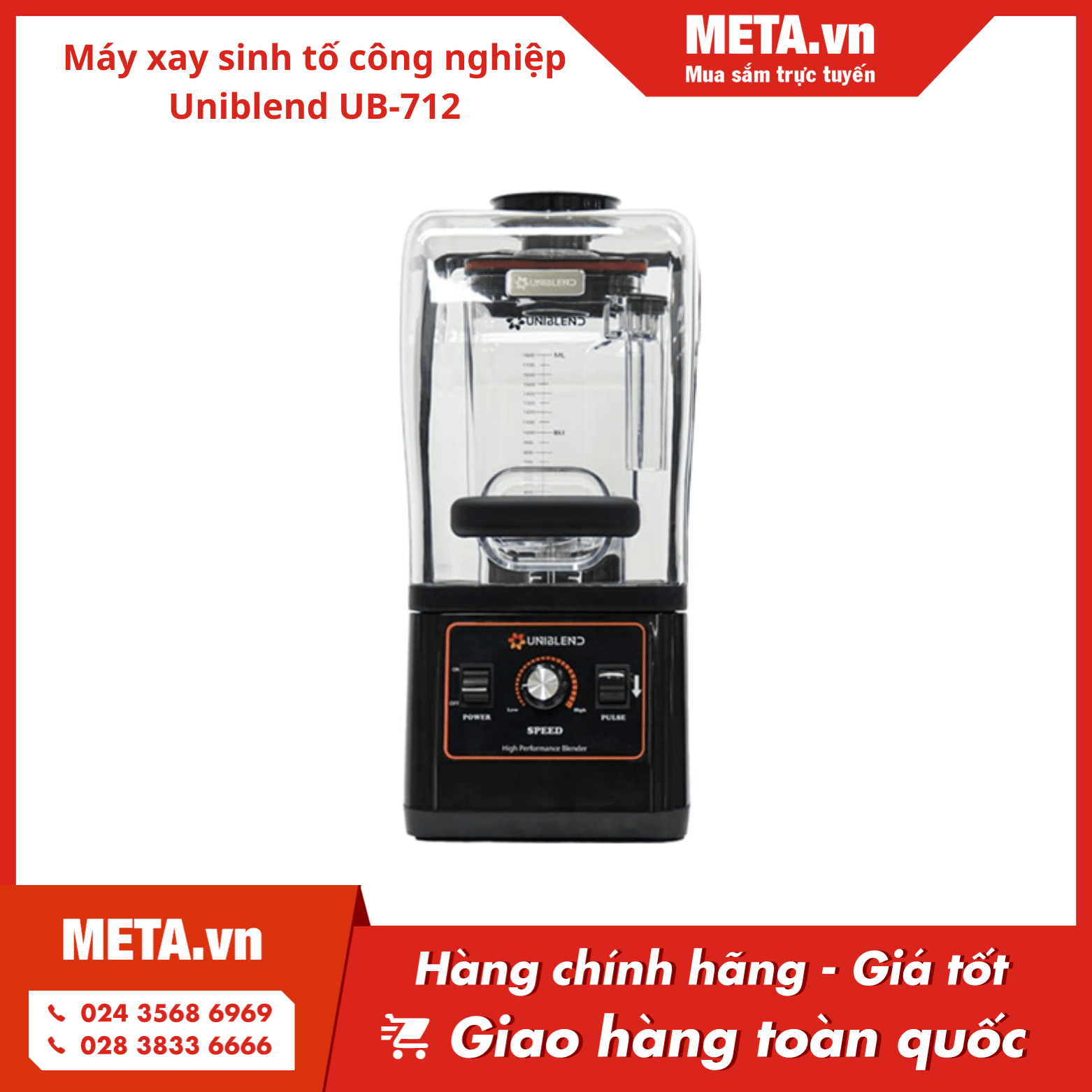 Máy xay sinh tố công nghiệp Uniblend UB-712