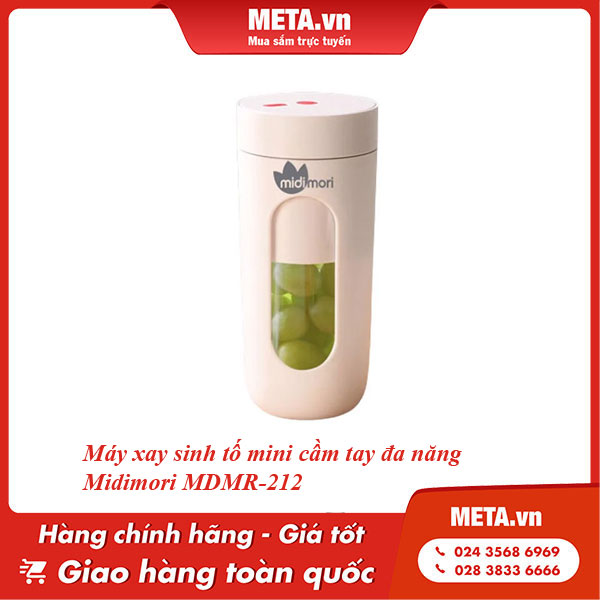Máy xay sinh tố mini sạc điện đa năng Midimori MDMR-212