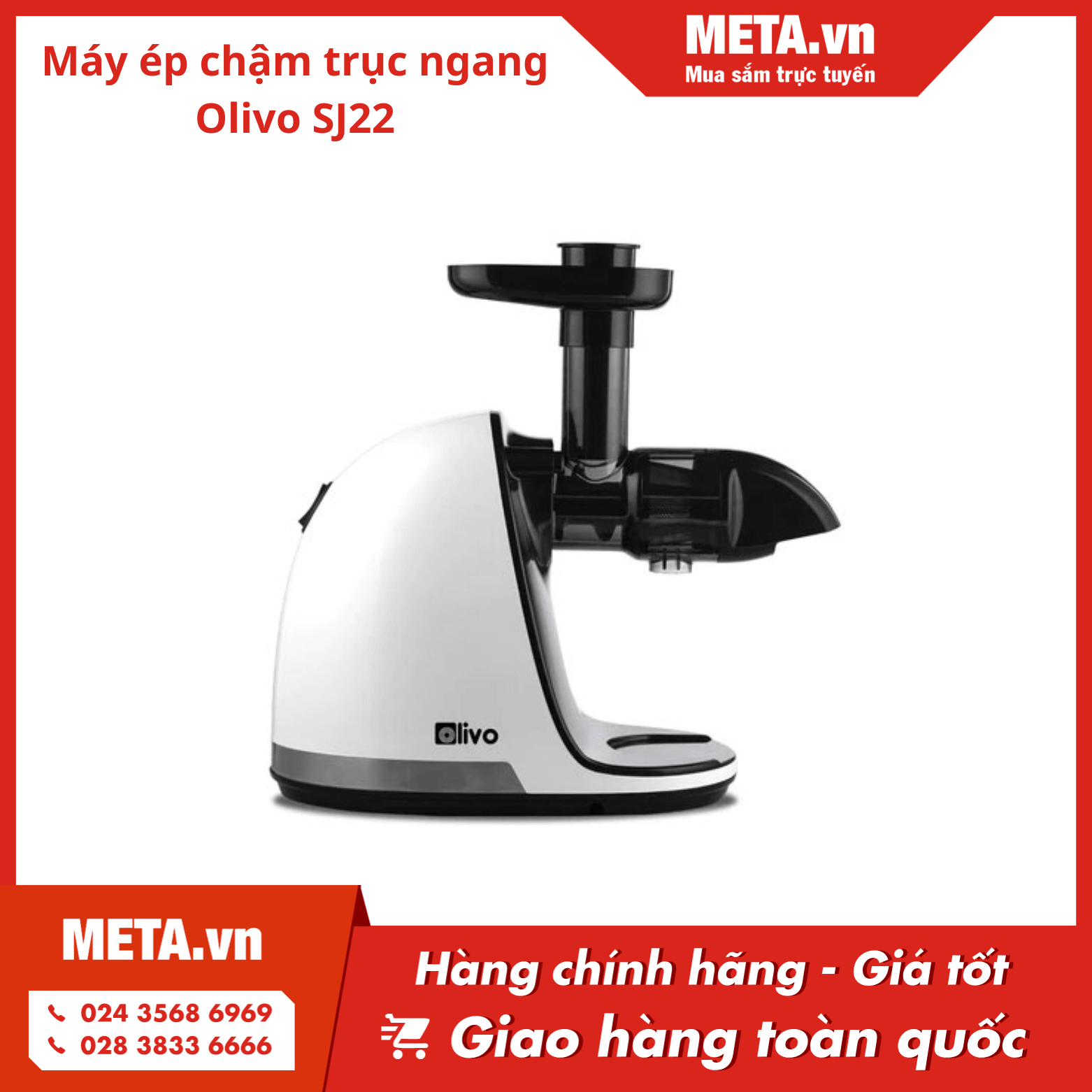 Máy ép chậm trục ngang Olivo SJ22