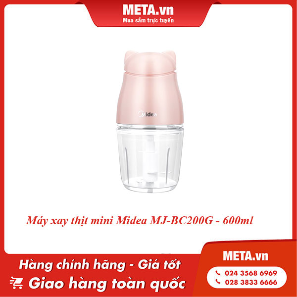 Máy xay thịt mini Midea MJ-BC200G - 600ml