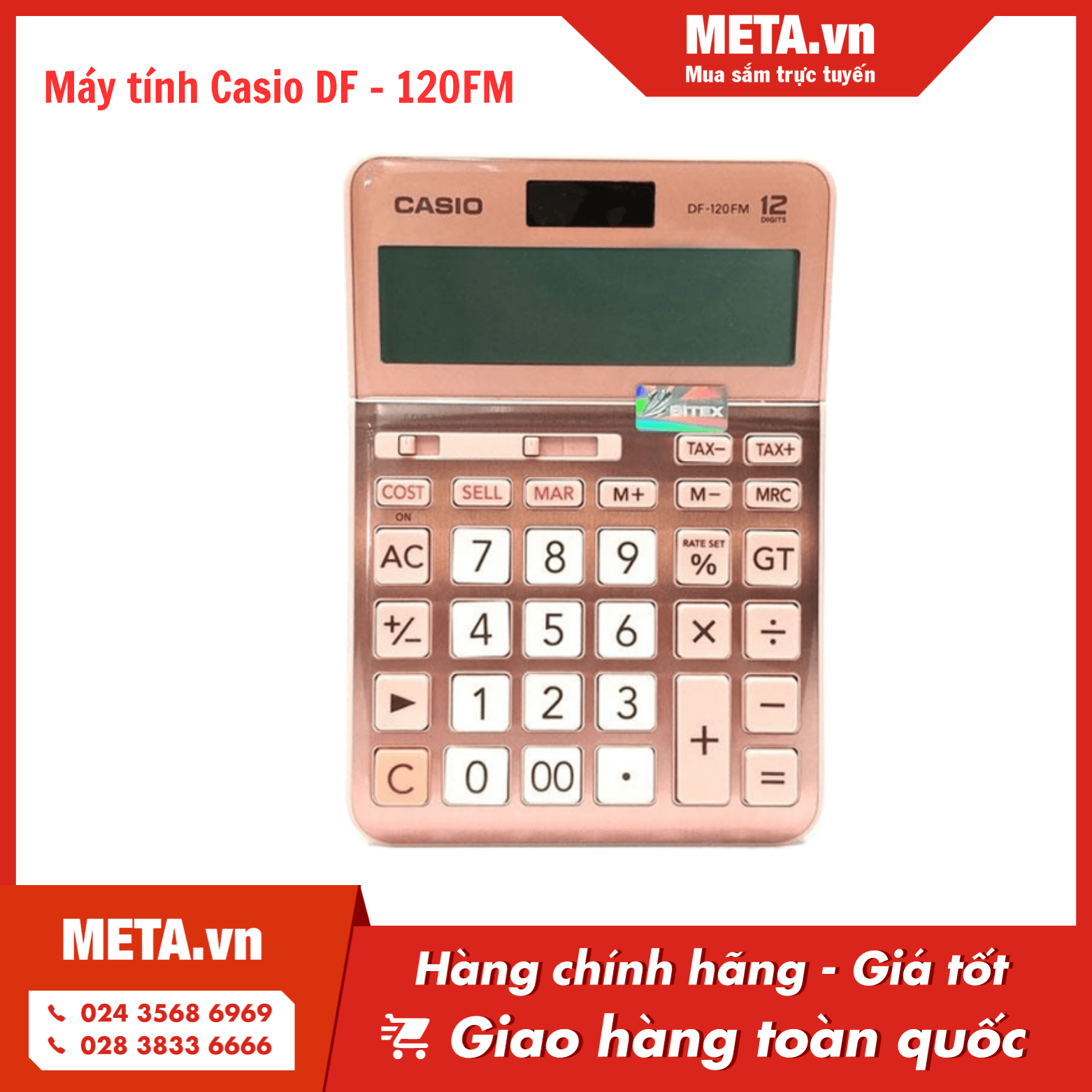 Máy tính Casio DF - 120FM
