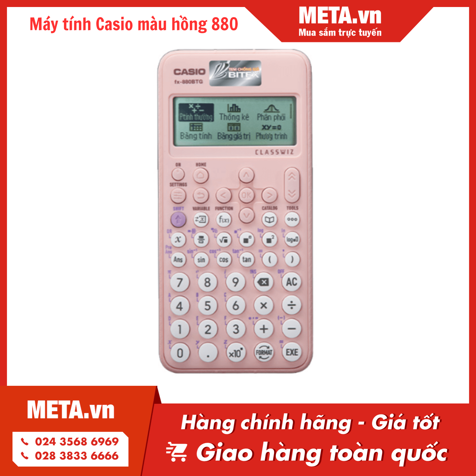 Máy tính Casio Fx-880BTG