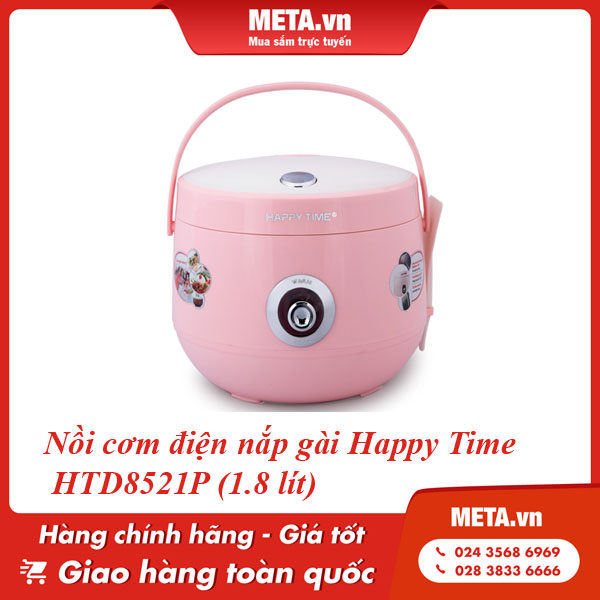 Nồi cơm điện nắp gài Happy Time HTD8521P (1,8 lít)