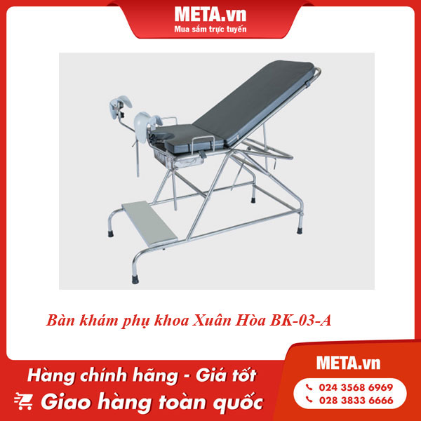 Bàn khám phụ khoa Xuân Hòa