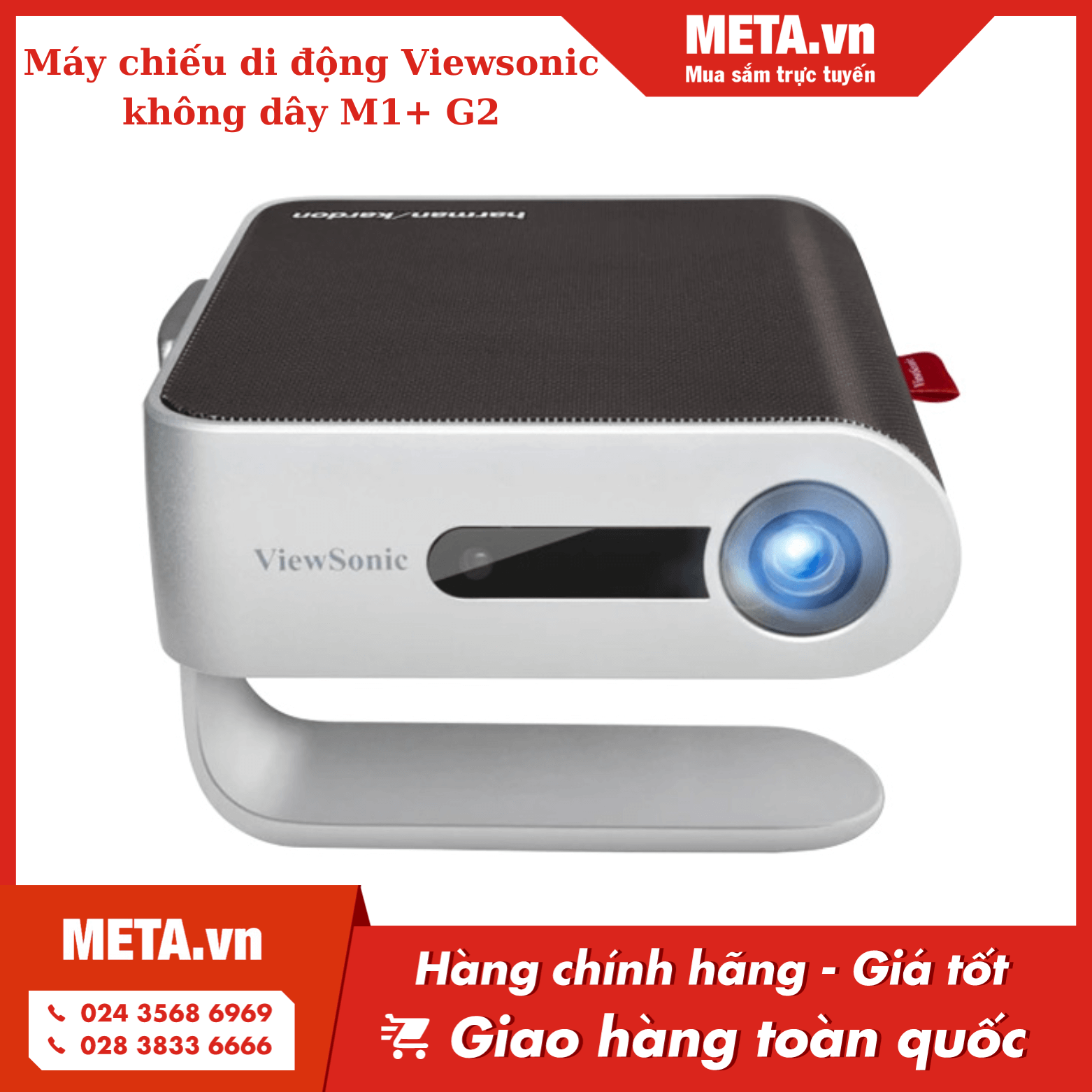 Máy chiếu cho phòng ngủ Viewsonic không dây M1+ G2