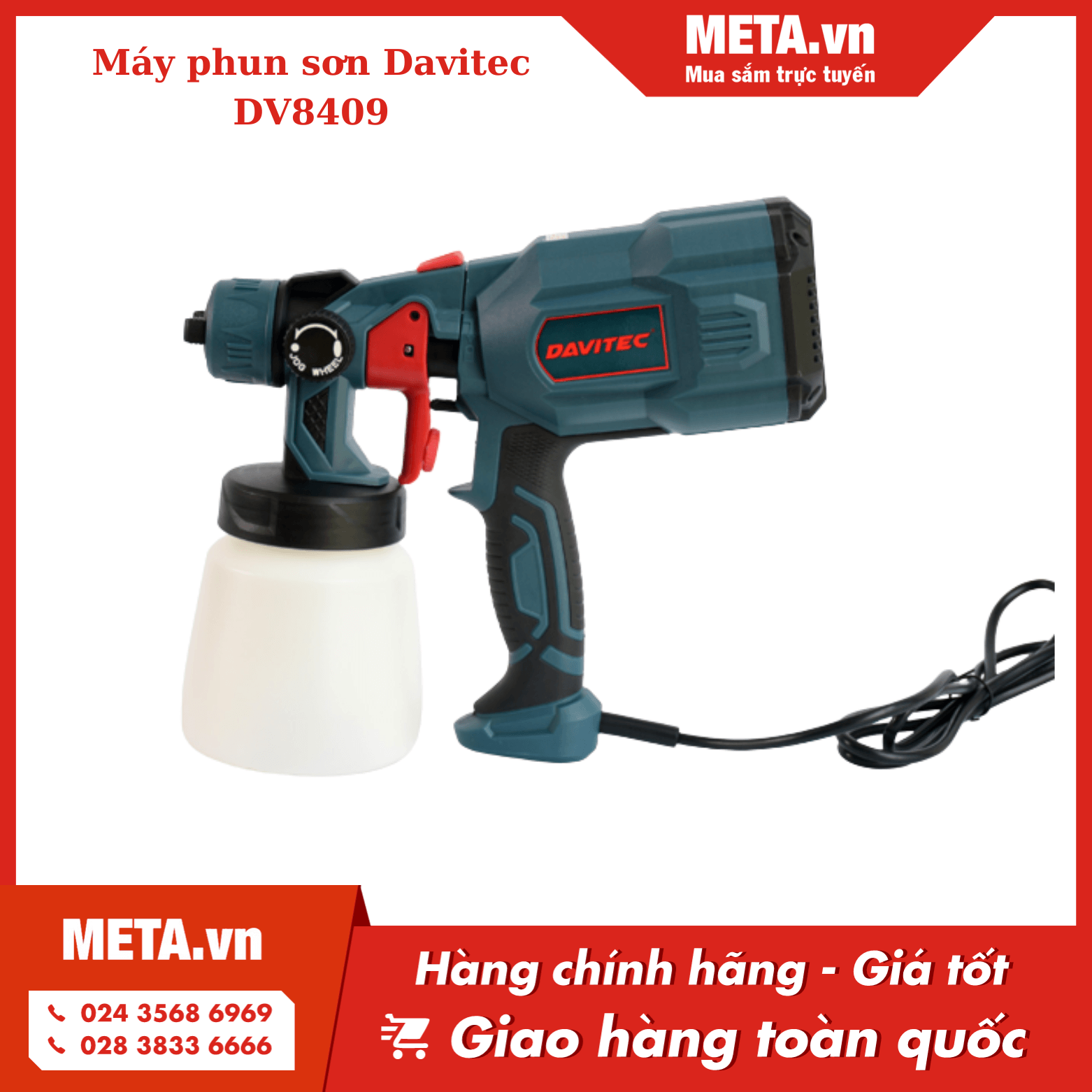 Máy phun sơn Davitec DV8409