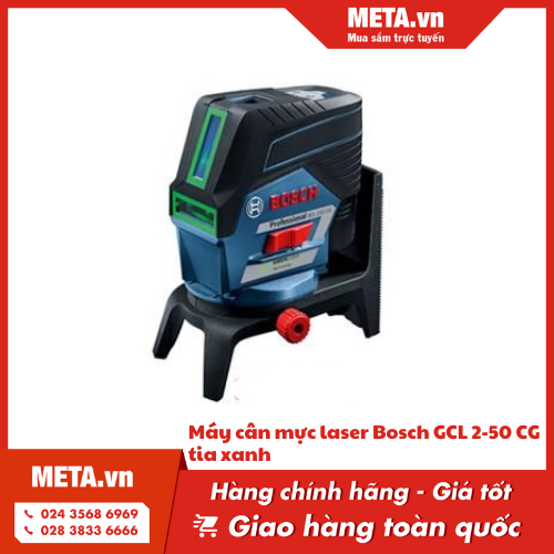 Máy cân mực laser Bosch GCL 2-50 CG tia xanh