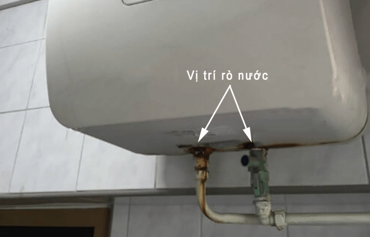 Nên thay bình nóng lạnh mới khi phát hiện rò rỉ