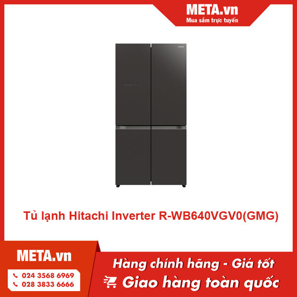 Tủ lạnh Hitachi R-WB640VGV0(GMG)