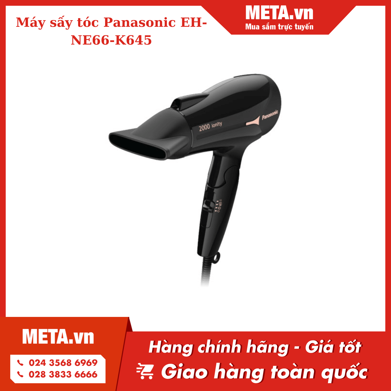 Máy sấy tóc Panasonic EH-NE66-K645