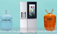 Gas tủ lạnh là gas gì? Tìm hiểu các loại gas R134a, gas 600a, gas R22 dùng trong tủ lạnh