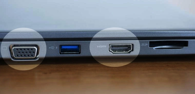 Trường hợp do cổng VGA và HDMI trên laptop bị lỗi