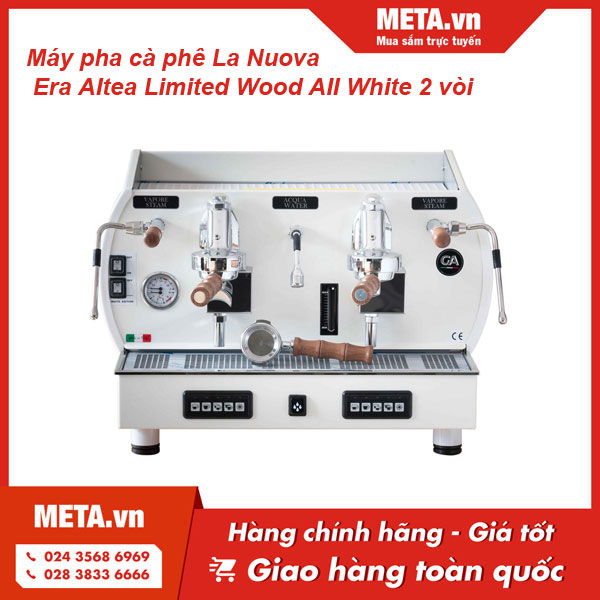 Máy pha cà phê La Nuova Era Altea Limited Wood All White 2 Group