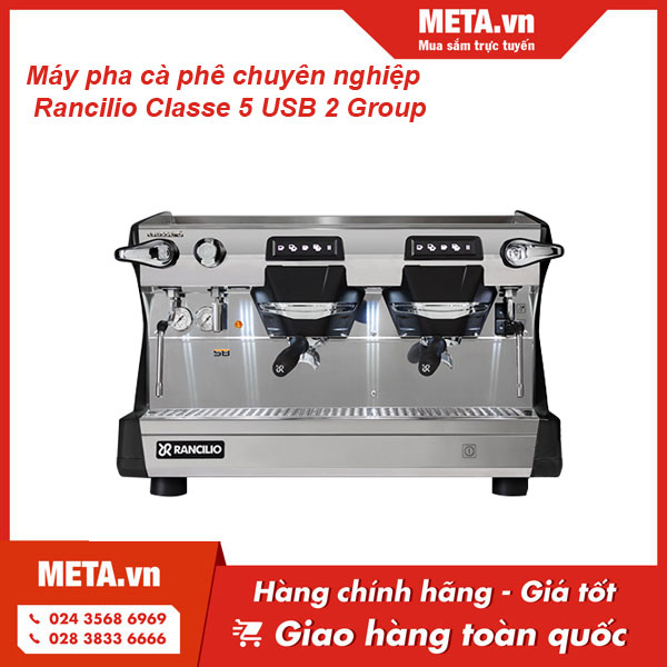 Máy pha cà phê chuyên nghiệp Rancilio Classe 5 USB 2 Group