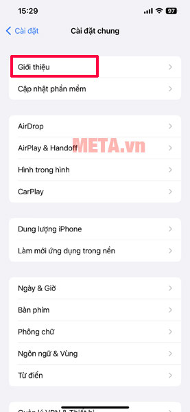 Cách kiểm tra số seri iPhone, iPad trong phần Cài đặt