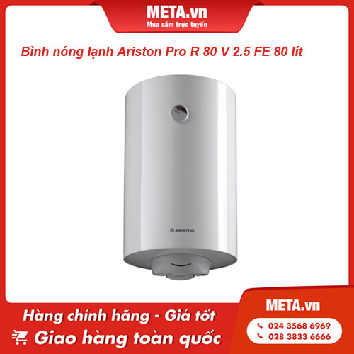 Bình nóng lạnh 80 lít Ariston Pro R 80 V 2.5 FE
