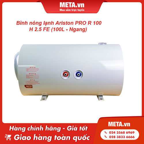 Bình nóng lạnh 100 lít Ariston PRO R 100 H 2.5 FE