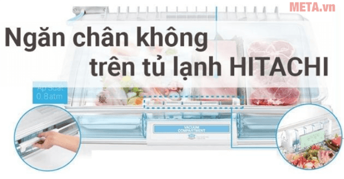 10+ Tủ lạnh Hitachi có ngăn hút chân không tốt, sang, đẹp