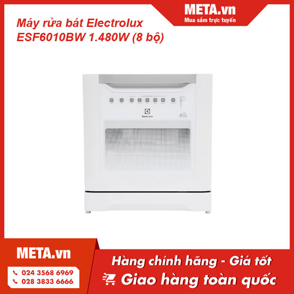 Máy rửa bát mini 8 bộ Electrolux ESF6010BW
