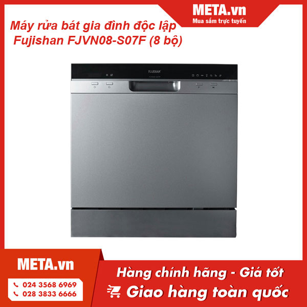 Máy rửa bát mini 8 bộ Fujishan FJVN08-S07F