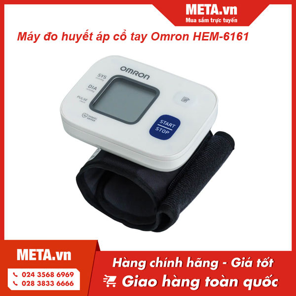 Máy đo huyết áp cổ tay Omron HEM-6161