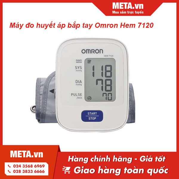 Máy đo huyết áp bắp tay Omron HEM-7120