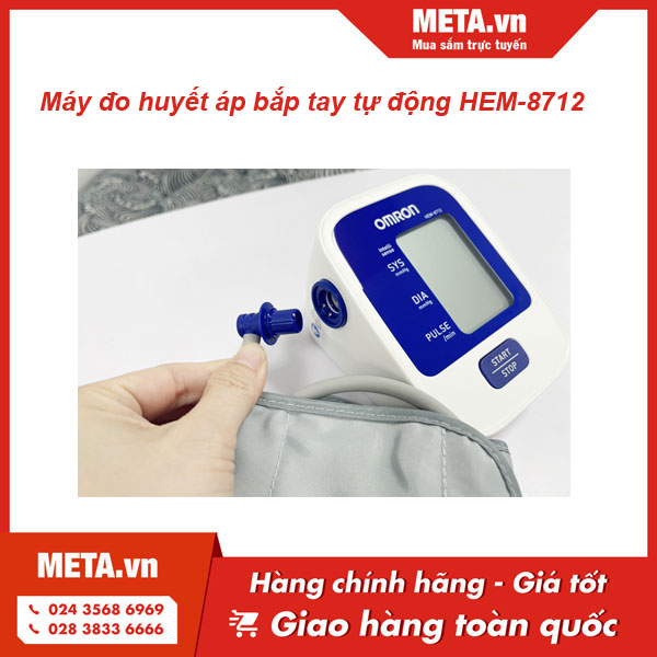 Máy đo huyết áp bắp tay Omron HEM-8712