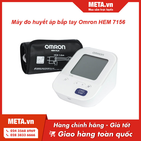 Máy đo huyết áp bắp tay Omron HEM-7156