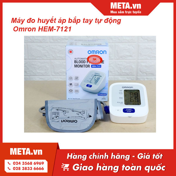 Máy đo huyết áp bắp tay Omron HEM-7121