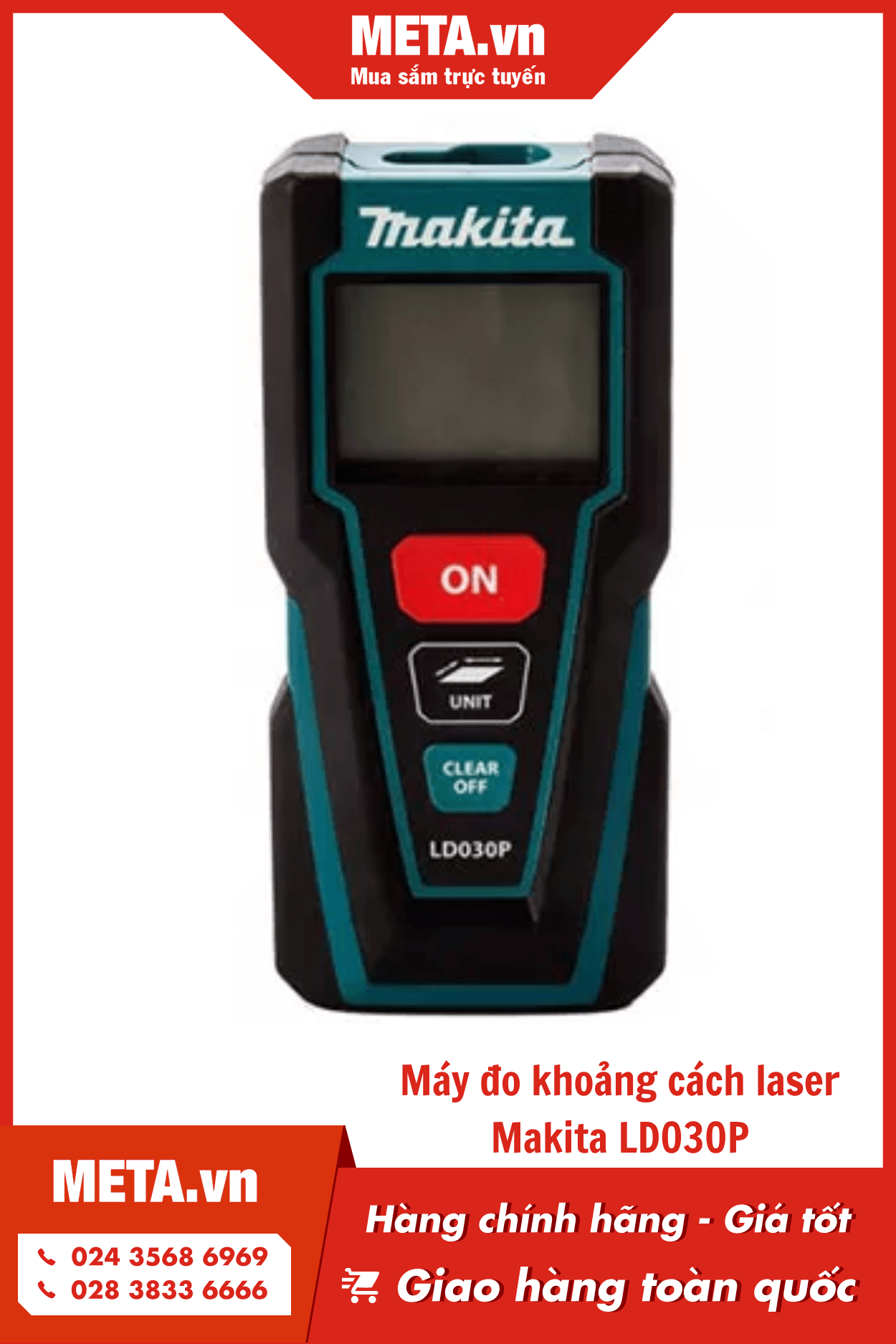 Máy đo khoảng cách laser Makita LD030P (30m)