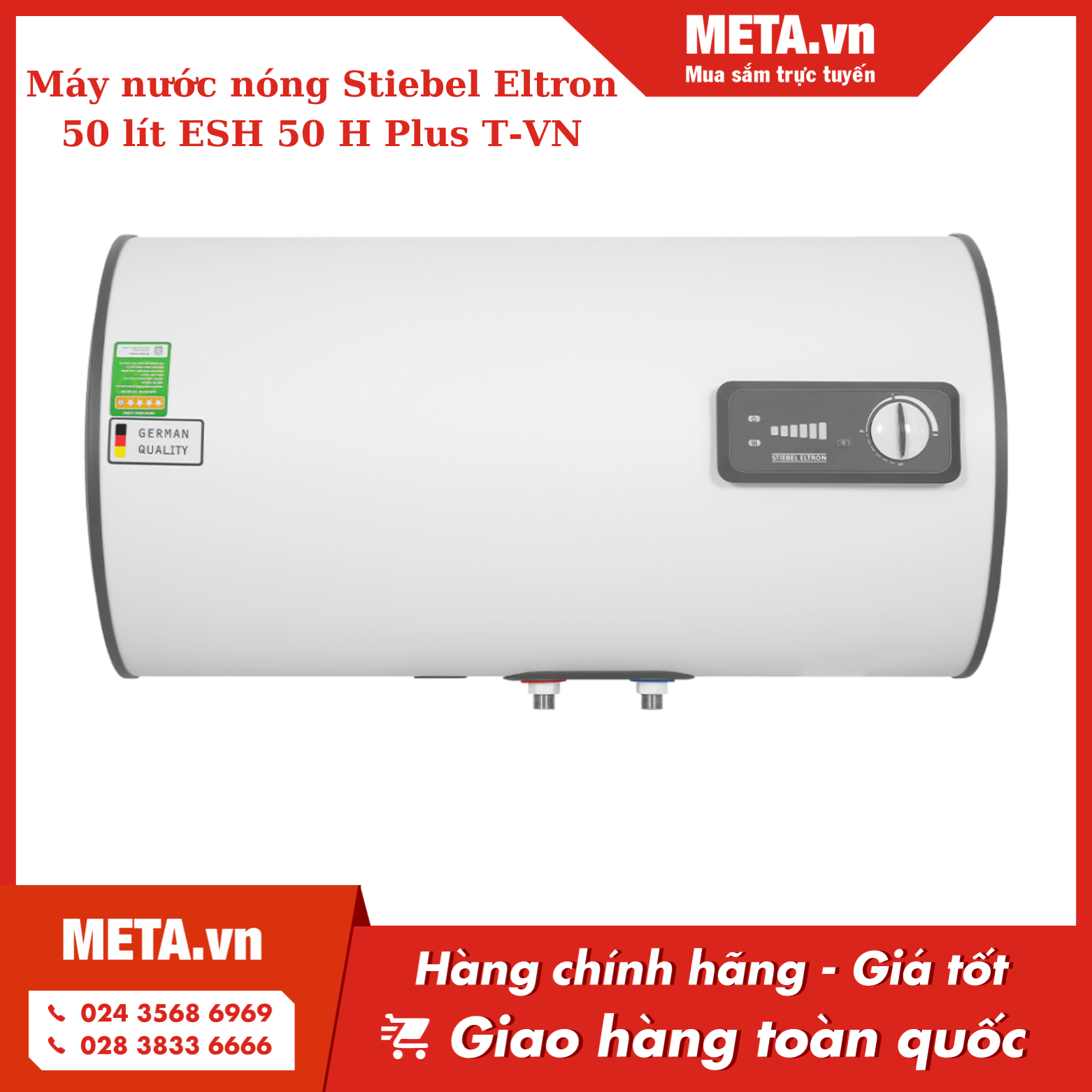 Bình nóng lạnh gián tiếp Stiebel Eltron ESH 50 H Plus T-VN 50 lít